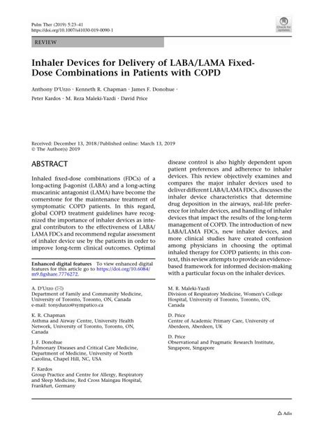 laba powder patalastas|Inhaler Devices for Delivery of LABA/LAMA Fixed.